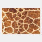 Dierenprint Giraffe Verpakking Papier Platte velle Inpakpapier Vel (Voorkant)