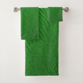 Dierenprint Groen Glitter Glam Bad Handdoek (Insitu)