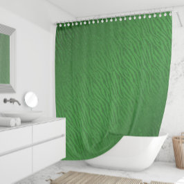 Dierenprint Groen Glitter Glam Douchegordijn