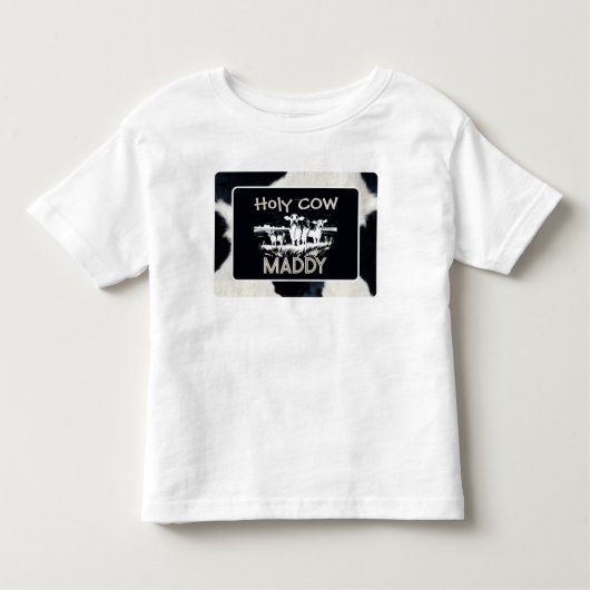 Dierenprint Heilige Koe T-shirt (Voorkant)