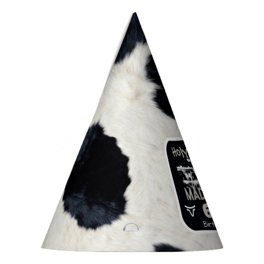 Dierenprint Heilige Koe Verjaardagsfeestje Pet Feesthoedjes (Links)