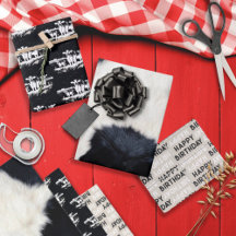 Dierenprint Heilige Koe Verpakkingspapier Platte v