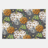 Dierenprint Herfst Pompoenen Inpakpapier Vel (Voorkant)