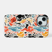 Dierenprint iPhone 15 Case (Achterkant horizontaal)