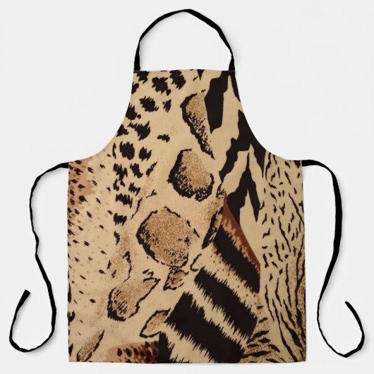 Dierenprint Keuken Schort (Voorkant)