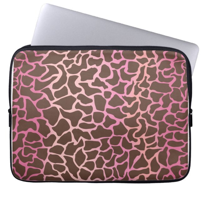 Dierenprint Laptop Sleeve (Voorkant)