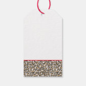 Dierenprint Leopard Chic Classic Fun Cadeaulabel (Achterkant)
