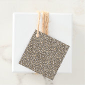 Dierenprint Leopard Chic Neutrals Fun Bedankjes Labels (In situ)