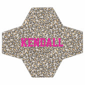 Dierenprint Leopard NAME Pink Wild Chic Fun Voetbal (Enkel)