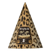 Dierenprint Leopard Verjaardagsfeestje Pet Feesthoedjes (Voorkant)