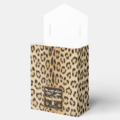 Dierenprint Luipaard Verjaardag Favoriet Box Bedankdoosjes (Geopend)