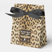 Dierenprint Luipaard Verjaardag Favoriet Box Bedankdoosjes (Voorkant Zijde)