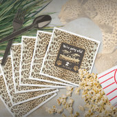 Dierenprint Luipaard Verjaardags Papier Servet