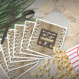 Dierenprint Luipaard Verjaardags Papier Servet