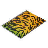 dierenprint met twee tonen notitieboek (Linkerzijde)