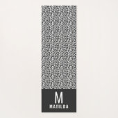 Dierenprint modern kleurrijk yogamat (Achterkant)