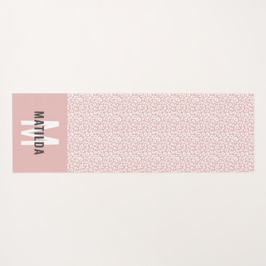 Dierenprint modern kleurrijk yogamat (Achterkant (horizontaal))