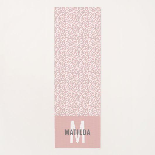 Dierenprint modern kleurrijk yogamat (Voorkant)