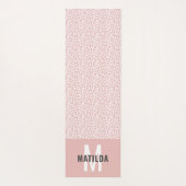 Dierenprint modern kleurrijk yogamat (Achterkant)