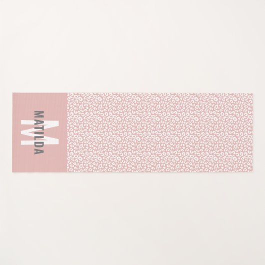 Dierenprint modern kleurrijk yogamat (Voorkant (horizontaal))