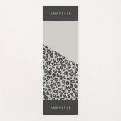 Dierenprint moderne kleurrijke geometrische yogamat (Voorkant)