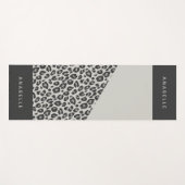 Dierenprint moderne kleurrijke geometrische yogamat (Voorkant (horizontaal))