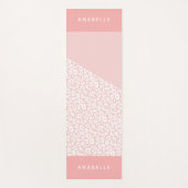 Dierenprint moderne kleurrijke geometrische yogamat (Voorkant)