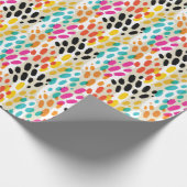 Dierenprint naadloos patroon cadeaupapier (Hoek)