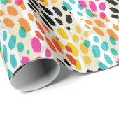 Dierenprint naadloos patroon cadeaupapier (Rol Hoek)