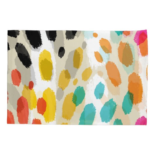 Dierenprint  naadloos patroon kussensloop (Achterkant)