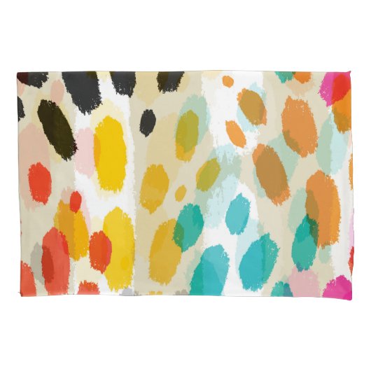 Dierenprint naadloos patroon kussensloop (Voorkant)