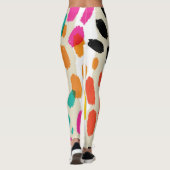 Dierenprint  naadloos patroon leggings (Achterkant)