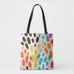 Dierenprint naadloos patroon tote bag