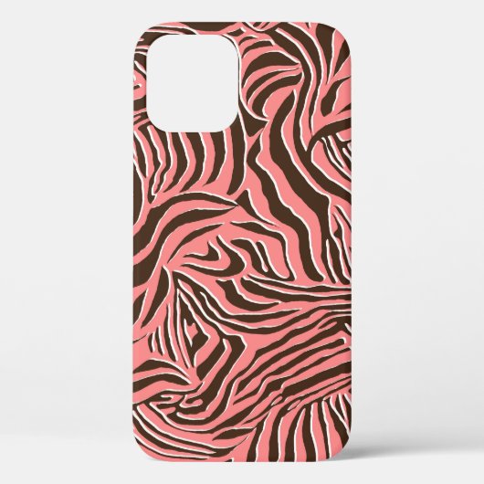 Dierenprint, naadloos zebrapatroon. Case-Mate iPhone case (Achterkant)