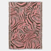 Dierenprint, naadloos zebrapatroon. deken (Voorkant Verticaal)