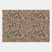 Dierenprint Natuur zebra Wild Safari Inpakpapier Vel (Voorkant 3)