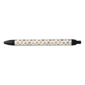 Dierenprint Ontwerper Handtas Modepatroon Zwarte Inkt Pen (Voorkant)