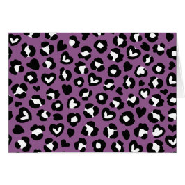 Dierenprint, Paarse luipaard, Cheetah Spots, Hart