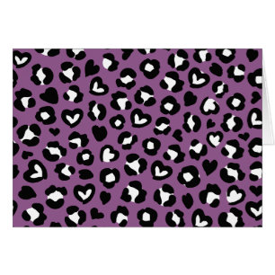 Dierenprint, Paarse luipaard, Cheetah Spots, Hart