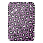 Dierenprint, Paarse luipaard, Cheetah Spots, Hart Badmat (Voorkant Verticaal)