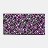 Dierenprint, Paarse luipaard, Cheetah Spots, Hart Bureaumat (Voorkant)