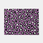 Dierenprint, Paarse luipaard, Cheetah Spots, Hart Deurmat (Voorkant)