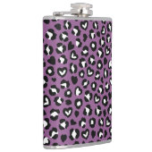 Dierenprint, Paarse luipaard, Cheetah Spots, Hart Heupfles (Rechts)