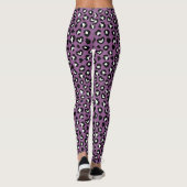 Dierenprint, Paarse luipaard, Cheetah Spots, Hart Leggings (Achterkant)