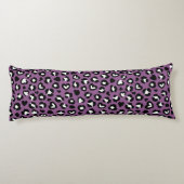 Dierenprint, Paarse luipaard, Cheetah Spots, Hart Lichaamskussen (Achterkant)