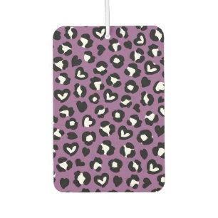 Dierenprint, Paarse luipaard, Cheetah Spots, Hart Luchtverfrisser