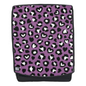 Dierenprint, Paarse luipaard, Cheetah Spots, Hart Rugtassen (Voorkant)