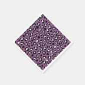 Dierenprint, Paarse luipaard, Cheetah Spots, Hart Servet (Hoek)