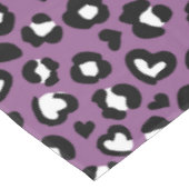 Dierenprint, Paarse luipaard, Cheetah Spots, Hart Tafelkleed (Gekanteld)