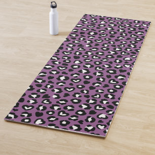 Dierenprint, Paarse luipaard, Cheetah Spots, Hart Yogamat